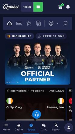 Rainbet Casino Mobile Challenges