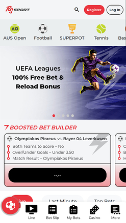RealSpin Casino Mobile Sports