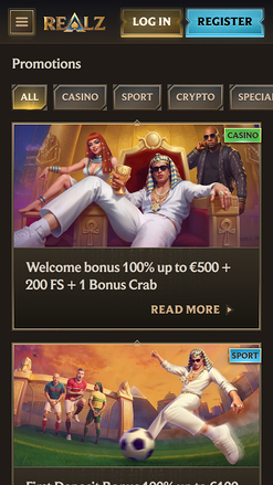 Realz Casino Promotions