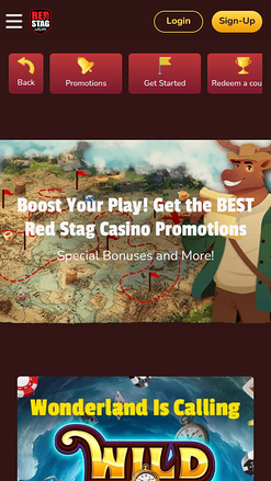Red Stag Casino Mobile Promotions