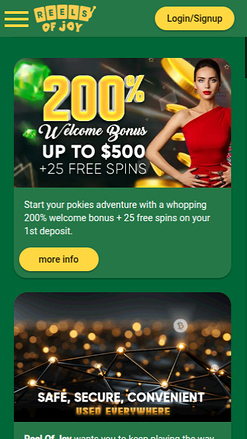 Reels of Joy Promotions Mobile
