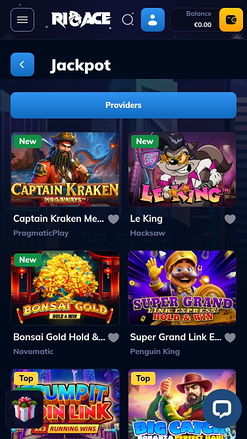 Rioace Casino Mobile Jackpot