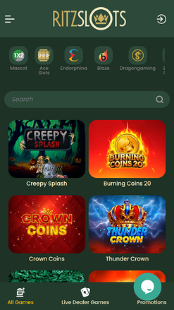 Ritz Slots Casino Mobile Game Developers