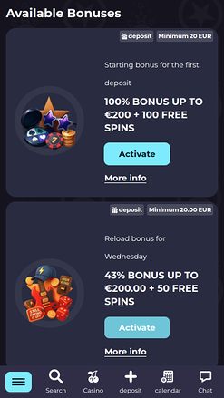 RockstarWin Casino Mobile Promotions