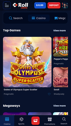 RollCasino Mobile Games