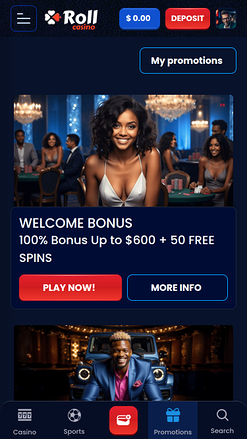 RollCasino Mobile Promotions