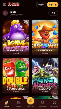 Roman Casino Live Dealer Games