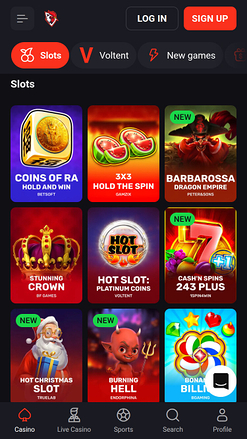 Rooster Bet Mobile Games