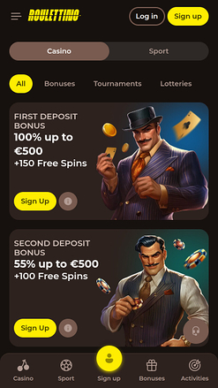 Roulettino Casino Mobile Promotions