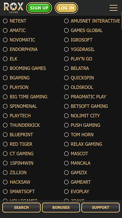 Rox Casino Mobile Game Developers