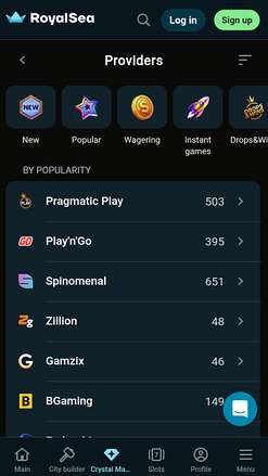 RoyalSea Casino Game Developers