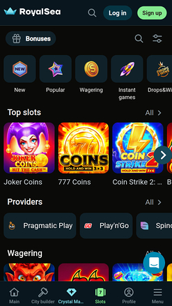 RoyalSea Casino Games