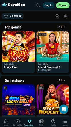 RoyalSea Casino Live Dealer