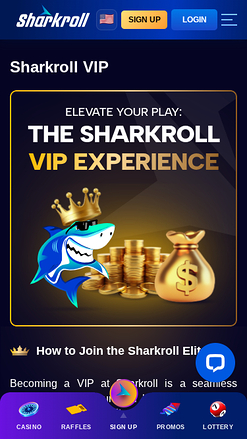 Sharkroll Casino Mobile VIP Program
