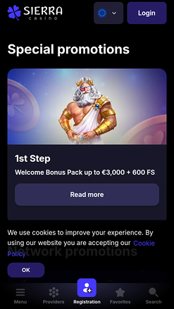 Sierra Casino Mobile Promotions