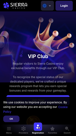 Sierra Casino Mobile VIP