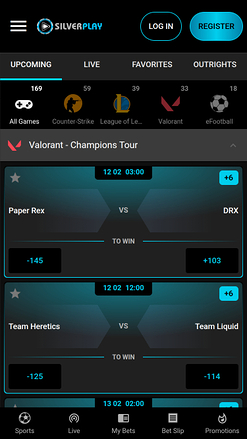 SilverPlay Casino Mobile Esports