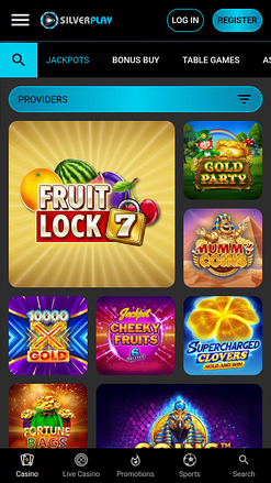 SilverPlay Casino Mobile Jackpot