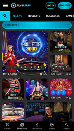 SilverPlay Casino Mobile Live Dealer