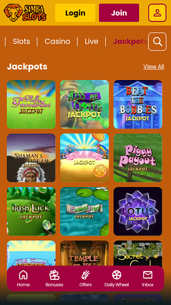 Simba Slots Casino Mobile Jackpot