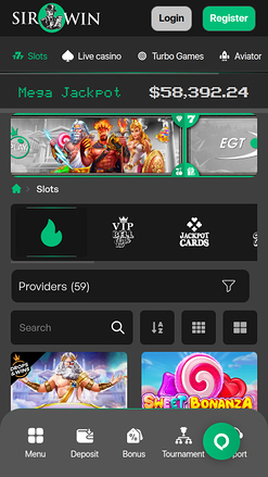 SirWin Casino Mobile Games