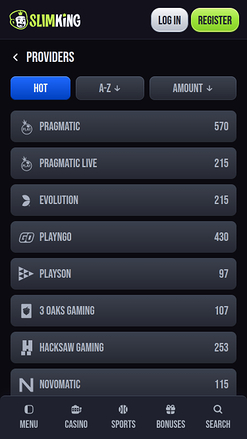 SlimKing Casino Game Developers