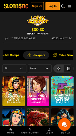 Slotastic Casino Mobile Jackpot