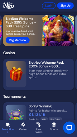 SlotNeo Casino Promotions