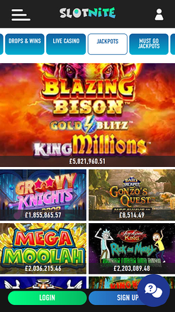 Slotnite Casino Mobile Jackpot
