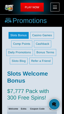 SlotoCash Casino Mobile Promotions