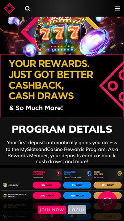 SlotsandCasino Mobile Rewards