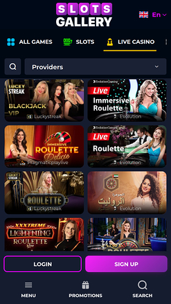 Slots Gallery Casino Mobile Live Dealer