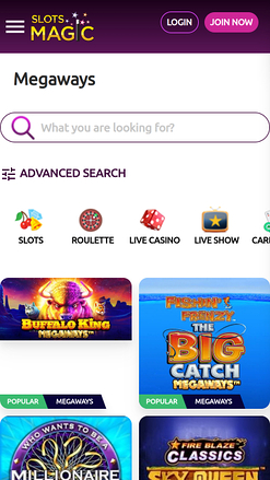 Slots Magic Casino Mobile Megaways Games