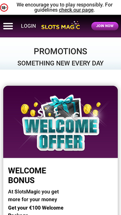 Slots Magic Casino Mobile Promotions