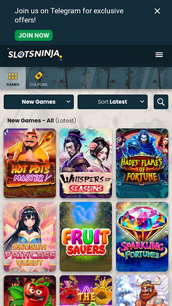 Slots Ninja Casino Mobile Games