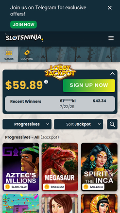 Slots Ninja Casino Mobile Jackpot