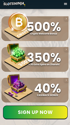 Slots Ninja Casino Mobile Promotions