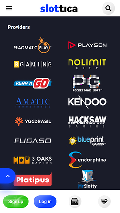 Slottica Casino Mobile Game Developers