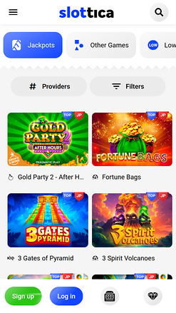 Slottica Casino Mobile Jackpot