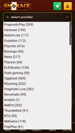 SmokAce Casino Mobile Game Developers