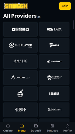 Snatch Casino Mobile Game Developers