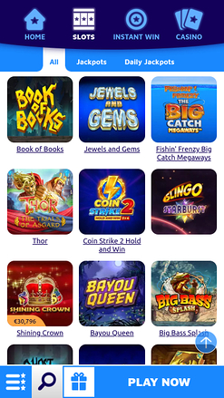 SpinGenie Casino Mobile Games