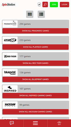 Spin Station Casino Mobile Game Developers