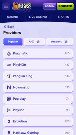 Spinbara Casino Mobile Game Developers