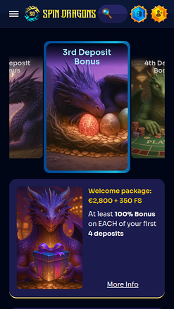 SpinDragons Casino Promotions Mobile