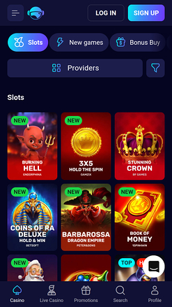 Spinjo Casino Mobile Games