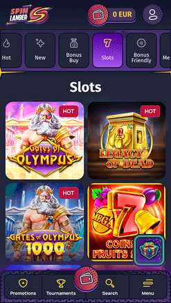 Spinlander Casino Mobile Games