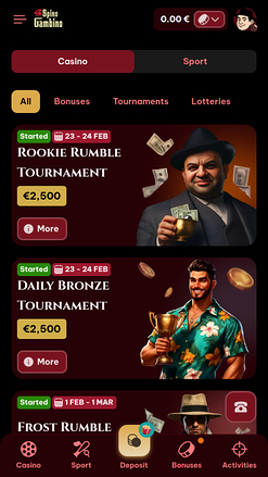 Spinogambino Mobile Promotions