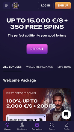 Spirit Casino Mobile Promotions