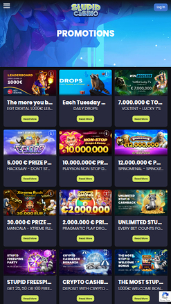Stupid Casino Mobile Promotions